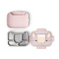 MONBENTO Wonder Pink Sheep - bento lunchbox z przegródkami dla dzieci