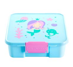 Littlelunchbox bento five lunchbox z 5 przegródkami dla dzieci 0,98 litra - Mermaid Friends