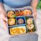 Littlelunchbox  bento five lunchbox z 5 przegródkami dla dzieci 0,98 litra - Construction