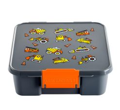 Littlelunchbox bento five lunchbox z 5 przegródkami dla dzieci 0,98 litra - Construction