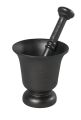 SKEPPSHULT wysoki żeliwny moździerz kuchenny do przypraw i ziół z tłuczkiem