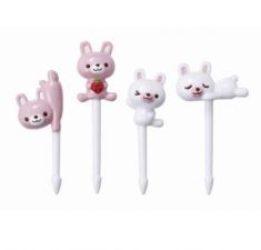 Zestaw do ozdabiania bento WIDELCZYKI KRÓLICZKI