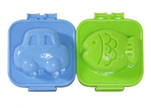 Foremki do jajek (EGG MOLDS) SAMOCHÓD I RYBKA