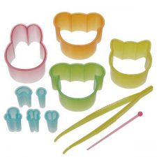 Zestaw do ozdabiania bento WYCINANKI ZWIERZĄTKA