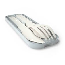 MONBENTO Pocket Color Natural - sztućce biodegradowalne