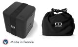 Zestaw Monbento Black - Square 1,7 litra + torebka