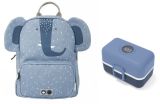 Zestaw Plecak Trixie + lunchbox Monbento Tresor
