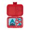 Yumbox Panino Wow Red lunchbox dla dzieci z 4 przegródkami - Shark