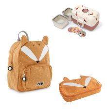 Zestaw Lisi - Monbento Tresor Fox + Plecak i piórnik Trixie