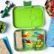 Yumbox Panino Matcha Green lunchbox dla dzieci z 4 przegródkami - Cars