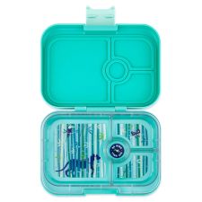 Yumbox Panino Tropical Aqua lunchbox dla dzieci z 4 przegródkami - Panther