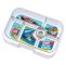 Yumbox Classic - lunchbox z 6 przegródkami dla dzieci - Surf Blue Cars (edycja limitowana)
