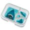 Lunchbox dla dzieci z 4 przegródkami - Yumbox Panino Surf Blue Shark (edycja limitowana)