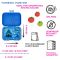 Lunchbox dla dzieci z 4 przegródkami - Yumbox Panino Surf Blue Shark (edycja limitowana)