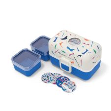 MONBENTO Tresor Catimini Blue Terrazzo - lunchbox dla dzieci