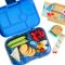 Yumbox Classic - lunchbox  z 6 przegródkami dla dzieci - Surf Blue Cars