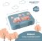 BEARFOOT bento lunchbox z 4lub 6 przegródkami dla dzieci 650 ml - zajęcza straż (modułowy Yumbox)