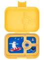 Lunchbox dla dzieci z 4 przegródkami - Yumbox Panino Yoyo Yellow Polar Bear