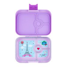 Yumbox Panino Lulu Purple lunchbox dla dzieci z 4 przegródkami - Paris (-29 zł)