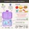 Yumbox Panino Lulu Purple lunchbox dla dzieci z 4 przegródkami - Paris (-29 zł)