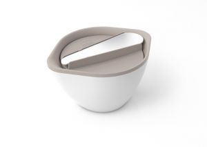 MONBENTO LIB Collection - popielata miseczka na zupę