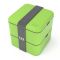 MONBENTO Square Collection - zielony lunchbox