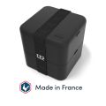 MONBENTO Square czarny - bento lunch box 1,7 litra (Made in France)