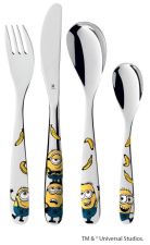 WMF Zestaw sztućców dla dzieci 4 el., Minionki