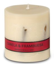 Cereria Molla Świeca Asturias 8 cm . Cinnamon Raspberry