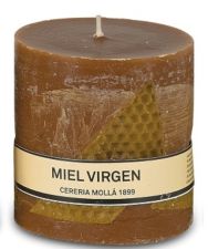 Cereria Molla Świeca Asturias 8 cm . Virgin honey