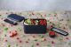 Bento Box MONBENTO Original 1 litr black onyx - dwupoziomowy, szczelny lunch box - czarny