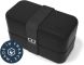 Bento Box MONBENTO Original 1 litr black onyx - dwupoziomowy, szczelny lunch box - czarny