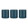 Price&Kensington Zestaw 3 pojemników ceram. tealblue, Accents