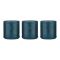Price&Kensington Zestaw 3 pojemników ceram. tealblue, Accents