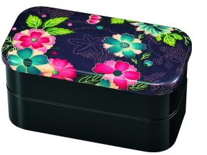 Japoński Bento Box Kimono Purple L