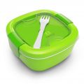 BENTGO SALAD bento box, lunchbox z widelcem - zielony