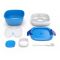 BENTGO SALAD bento box, lunchbox z widelcem - niebieski