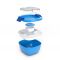 BENTGO  SALAD bento box, lunchbox z widelcem - niebieski