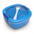 BENTGO  SALAD bento box, lunchbox z widelcem - niebieski