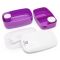 BENTGO mini - dwa pojemniczki na sosy lub dodatki do bento - fuksja