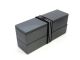 Japoński Bento Box Men Tochigi Slim Metallic Black