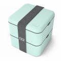 MONBENTO Square Matcha - pastelowy zielony lunchbox (edycja limitowana)