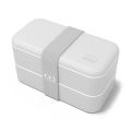 MONBENTO box Original - Cotton (popielaty) lunch box o pojemności 1 litra