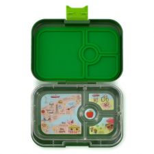 Yumbox Panino Brooklyn Green superszczelny lunchbox z 4 przegródkami