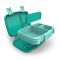 Szczelny lunchbox Bentgo Fresh Aqua z 4 przegródkami