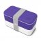 MONBENTO Original Collection - dwupoziomowy bento lunchbox utra violet