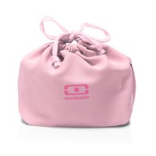 Torebka MONBENTO Pochette litchi (różowa) - na lunchboxy Original i Square
