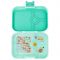 Yumbox Panino Surf Green szczelny lunchbox dla dzieci z 4 przegródkami