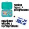 Zestaw Yumbox Tapas Antibes Blue Flamingo z 4 przegródkami + dodatkowa wkładka z 5 przegródkami