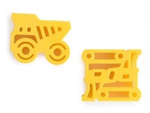 LUNCH PUNCH Drive wycinanki do kanapek i tostów - zestaw budowlany